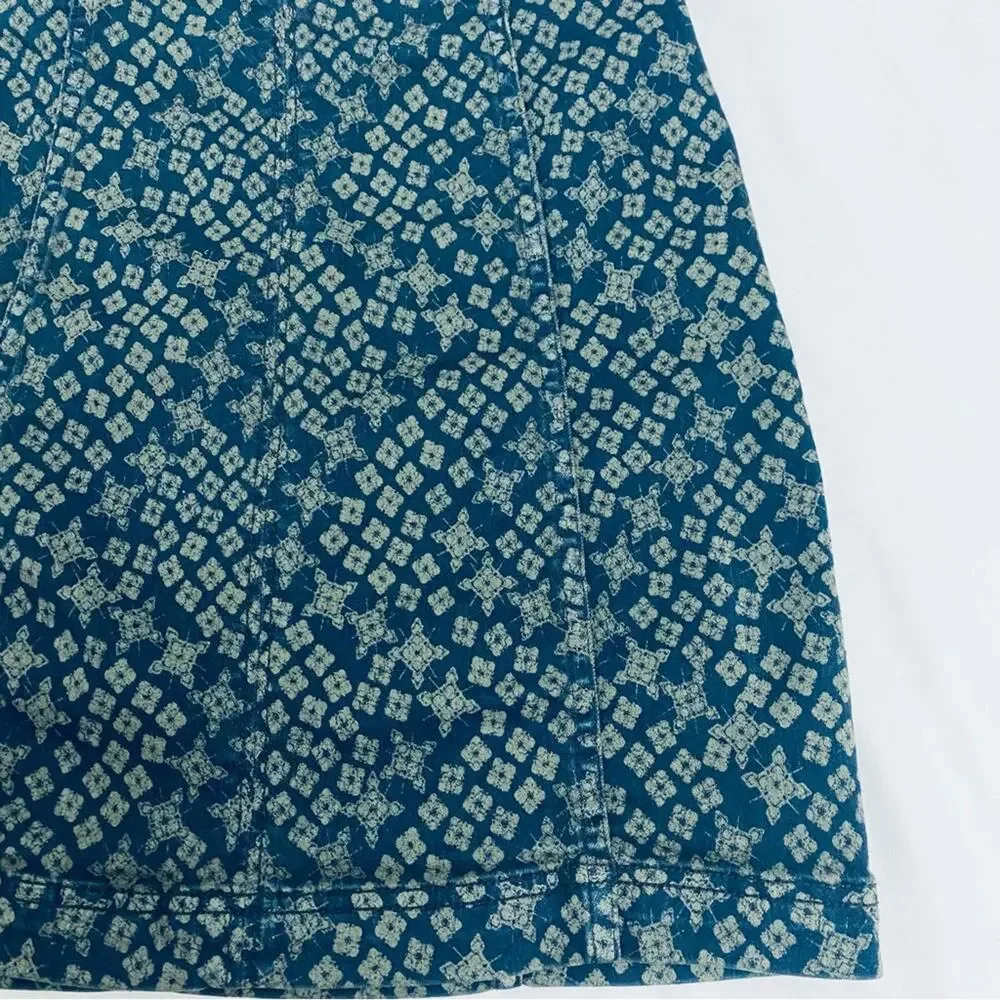 Free People Demin Stretchy Mini Skirt Size 4